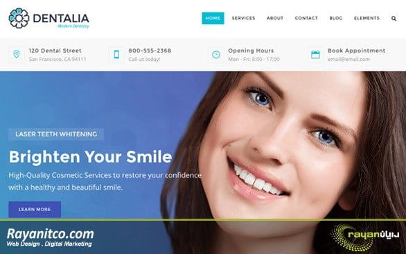 dandon5 طراحی سایت دندانپزشکی در تبریز -طراحی سایت دندانپزشکی 
